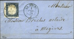 Càd LA ROCHE / * / Sardaigne N° 12 Sur Lettre Pour Megève. 1859. - TB / SUP. - R. - 1849-1876: Klassik