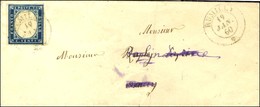 Càd RUMILLY / * / Sardaigne N° 12 Sur Lettre (adresse Biffée) Pour Annecy. 1860. - TB. - 1849-1876: Periodo Clásico