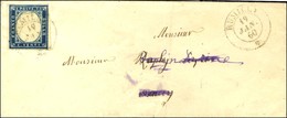 Càd RUMILLY / * / Sardaigne N° 12 Sur Lettre (adresse Biffée) Pour Annecy. 1860. - TB. - 1849-1876: Periodo Classico