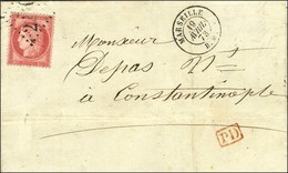 GC 2240 / N° 57 Càd MARSEILLE / B.M. Sur Lettre Pour Constantinople. 1873. - TB / SUP. - Maritieme Post