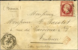 Ancre / N° 24 Càd Octo CONFEDERATION ARGENTINE / * Sur Lettre Pour Toulouse. 1864. - TB / SUP. - R. - Correo Marítimo