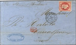 Ancre / N° 32 Càd BUENOS-AYRES / PAQ.FR. K N° 1. 1868. - SUP. - R. - Posta Marittima