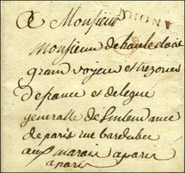 JOIGNY (L N° 3 - 26 Mm) Sur Lettre Avec Texte Daté 1790 Adressée En Franchise à Paris, Au Recto Griffe De Franchise Véri - Autres & Non Classés