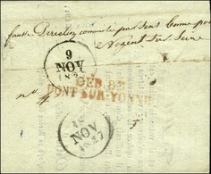 DÉB.83 / PONT-SUR-YONNE Rouge. 1827. - TB / SUP. - - Other & Unclassified