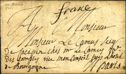 '' Franc '' Sur Lettre Avec Texte Daté De Rogny Le 13 Juillet 1701 Pour Paris. - TB. - Otros & Sin Clasificación