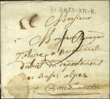St BRIS-EN-B. Bleu (L N° 1) Sur Lettre Avec Texte Daté 1791. - TB. - R. - Other & Unclassified