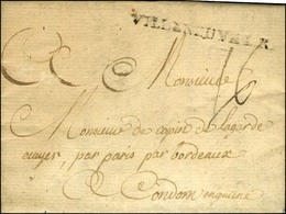 VILLENEUVE L.R (L N° 3 De Villeneuve Le Roi) Sur Lettre Avec Texte Daté 1774. - TB / SUP. - Andere & Zonder Classificatie