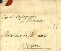 '' De L De Flandre '' Sur Lettre Avec Texte Daté '' Au Camp De Duisbourg Le 28 Août 1705 ''. - TB. - R. - Legerstempels (voor 1900)