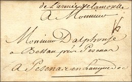 '' De L'armée De La Moselle '' Sur Lettre Avec Texte Daté De Trèves. 1734. - TB / SUP. - R. - Legerstempels (voor 1900)