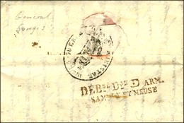 Griffe ' Mtre De La Guerre ' Sur Lettre En Franchise Avec Texte Daté Le 13 Vendémiaire An 6 Adressée Au Général Commanda - Army Postmarks (before 1900)