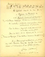 GUIRAUD Georges Dominique Jacques (1868-1928), Compositeur, Organiste Et Violoncelliste. - Altri & Non Classificati