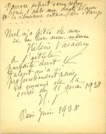 VACARESCO Hélène (1866-1947), Femme De Lettres Roumaine D'expression Française. - Altri & Non Classificati