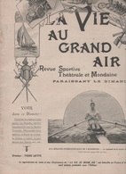 LA VIE AU GRAND AIR 02 09 1900 - AVIRON - COLOMBOPHILIE - CRICKET - TROUVILLE - VOITURETTE GLADIATOR - - 1900 - 1949