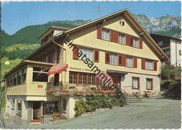 Amden - Gasthaus Und Metzgerei Zum Sternen - Inhaber K. Hager Und Sohn - AK Grossformat - Verlag G. Maurer Spiez Gel. 19 - Amden