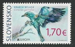 ESLOVAQUIA /SLOVAKIA /SLOWAKIEN  -EUROPA 2019 -NATIONAL BIRDS.-"AVES -BIRDS -VÖGEL-OISEAUX"-Serie De 1 V. - 2019