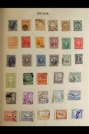 LATIN AMERICA COLLECTION 19th Century To 1960's Mostly Used Stamps With Very Little Duplication In An Old Album, Include - Autres & Non Classés