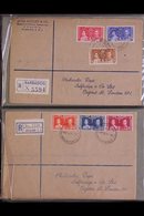 1937 CORONATION OMNIBUS FIRST DAY COVERS Collection Of All Different Registered Covers, Mostly Addressed To Selfridges P - Andere & Zonder Classificatie