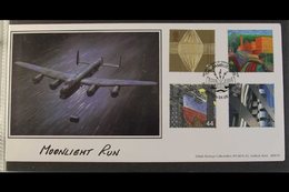 AIRCRAFT (WAR PLANES) 1990-2002 All Different Collection Of Illustrated Covers Bearing Various Great Britain Sets Tied B - Zonder Classificatie