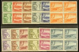 1938-51 Pictorial Definitive Set, SG 98/109, As Never Hinged Mint Blocks Of 4 (12 Blocks = 48 Stamps) For More Images, P - Andere & Zonder Classificatie