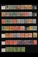 OFFICIAL PERFINS 1900's Interesting Collection Of Used Stamps Of Australian States With Various Official PERFINS Present - Autres & Non Classés