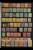 SOUTH AUSTRALIA 1860-1910 UNCHECKED HOARD Haphazardly Presented On Stock Pages, Mostly Used With Some Postmark Interest. - Other & Unclassified