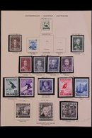 1935 - 7 SMALL COLLECTION - MOSTLY SETS Useful Mint And Used Range Including 1935 Marshals Set Mint, 1936 Skiing Set Use - Autres & Non Classés