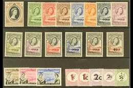 1953-1961 NEVER HINGED MINT All Different Selection. Includes 1955-58 Definitives Complete Set And 1961 1R On 10s. (22 S - Autres & Non Classés