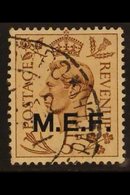 M.E.F. 1942 5d Brown Ovptd Type M2 (regular Lettering Square Stops), SG M10, Very Fine Used. RPS Cert. For More Images,  - Africa Oriental Italiana