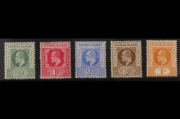 1905 Watermark Multi Crown CA Complete Set, SG 8/12, Fine Mint. (5 Stamps) For More Images, Please Visit Http://www.sand - Cayman Islands