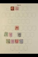 1880-1935 A Most Useful Mint And Fine Used Range On Old Imperial Album Printed Pages, Incl. 180 1d Pl. 215 Mint, 1902-04 - Other & Unclassified