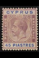 1924-26 45pi. Purple And Blue, SG 116, Very Fine Mint. For More Images, Please Visit Http://www.sandafayre.com/itemdetai - Other & Unclassified