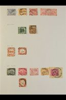 1870's-1890's POSTMARKS COLLECTION/ACCUMULATION. An Interesting Collection Of Sphinx & Pyramids Types (some Postage Dues - Other & Unclassified