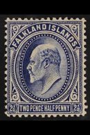 1904-12 2½d Deep Blue, SG 46b, Very Fine Mint For More Images, Please Visit Http://www.sandafayre.com/itemdetails.aspx?s - Falkland