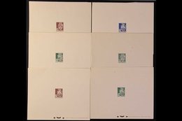 ALGERIA 1942-45 Arms Set Of 12 (without Imprint), SG 190/201, As Imperf EPREUVES DE LUXE Printed In Issued Colours, Appr - Autres & Non Classés