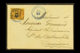 MADAGASCAR 1904 (31 Dec) Cover Addressed Locally, Bearing 1902 "0,15" On 75c Surcharge (Yvert 54, SG 32) Tied By Blue "T - Sonstige & Ohne Zuordnung