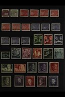 1939-1945 ALL DIFFERENT RANGES On Stockleaves And Album Leaves, Mainly Mint (the Vast Majority Never Hinged) Plus Some U - Altri & Non Classificati