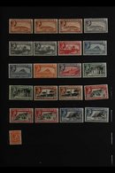 1938-51 DEFINITIVES FINE MINT RANGE  incl. 1d Perf. 14 And Perf. 13½, 2d Perf. 14, 3d Perf. 13½ And Perf. 14, 1s Perf. 1 - Gibraltar