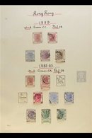 1880-1901 USED COLLECTION Includes 1880 (watermark Crown CC) 2c Both Shades, 5c, 10c, And 48c X2, 1882-96 (watermark Cro - Otros & Sin Clasificación