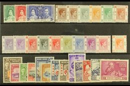 1937-52 MINT SELECTION. An All Different Range On A Stock Card. Includes Coronation Set, Defins To $1, Centenary Set, Pe - Andere & Zonder Classificatie