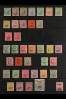CHAMBA 1887-1947 ATTRACTIVE MINT COLLECTION ON STOCKLEAVES With Ranges Covering Most Values. Can See QV To 1R; KEVII To  - Other & Unclassified