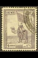 1923-25 4a Violet Camel Corps WATERMARK CROWN TO LEFT OF CA Variety, SG 46w, Very Fine Used, Fresh. For More Images, Ple - Irak
