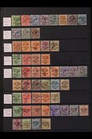 1922-1923 OVERPRINTS FINE USED COLLECTION On A Stock Page, All Different, Includes 1922 Dollard Opts Set, Plus Opts In R - Sonstige & Ohne Zuordnung