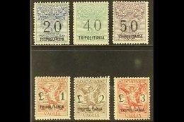 TRIPOLITANIA MONEY ORDER STAMPS (SEGNATASSE PER VAGLIA) 192426 Overprints Complete Set (40c With Large Overprint), Sasso - Andere & Zonder Classificatie