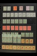 1883-1952 MINT ACCUMULATION CAT £1000+ Presented On Stock Pages. Includes QV To 6d, KGV To Different 5s, 1932 Pictorial  - Giamaica (...-1961)