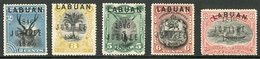 1896 Jubilee Set Less 1c (2c To 8c, SG 84/88) Fine Mint. Fresh And Attractive! (5 Stamps) For More Images, Please Visit  - Bornéo Du Nord (...-1963)