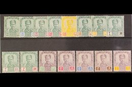 JOHORE 1896 Sultan Ibrahim Set Complete, SG 39/53, Very Fine Mint. (15 Stamps) For More Images, Please Visit Http://www. - Other & Unclassified