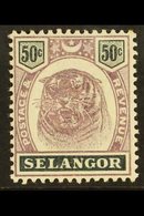 SELANGOR 1895 50c Dull Purple And Greenish Black, SG 59, Very Fine Mint. For More Images, Please Visit Http://www.sandaf - Otros & Sin Clasificación