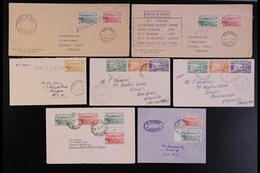 PAQUEBOT MAIL 1958-63 Range Of Covers Bearing New Hebrides Stamps, With 1958 Paquebot Sydney Cds's, 1958 From Vila With  - Otros & Sin Clasificación