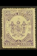 1883 50c Violet, SG 4, Fresh Mint Og, Couple Nibbled Perfs Otherwise Fine. For More Images, Please Visit Http://www.sand - Borneo Septentrional (...-1963)