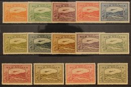 1939 Bulolo Goldfields "Airmail" Postage Set, SG 212/25, Very Fine Mint, Lightly Hinged Only (14 Stamps). For More Image - Papua-Neuguinea